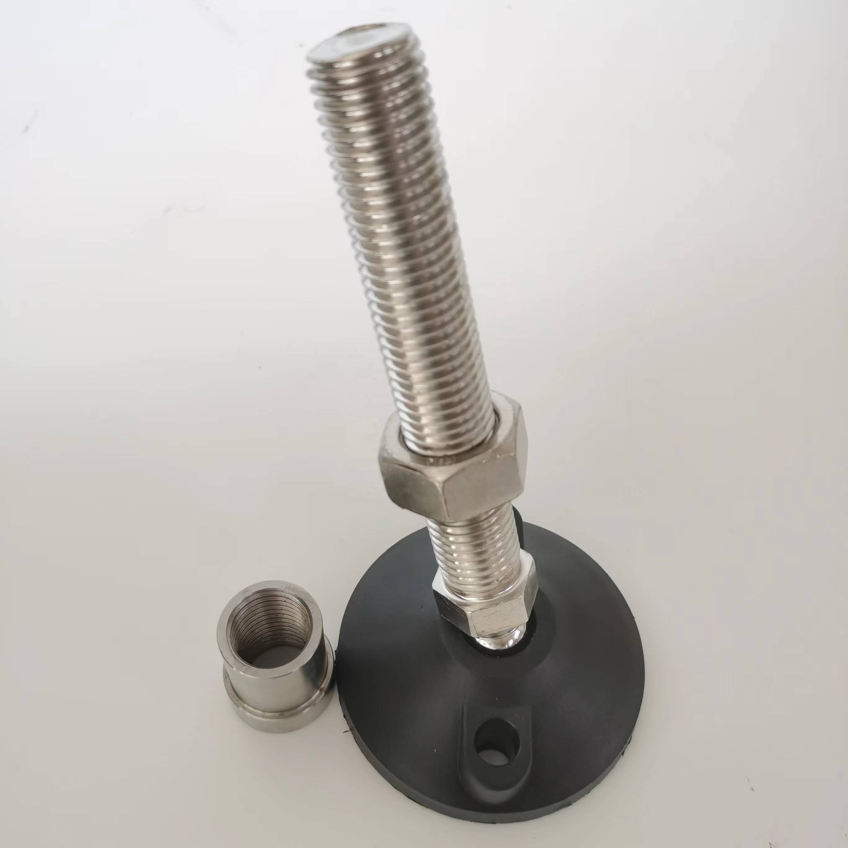 Customized Metric Thread M10 M12 M14 M16 M20 M24 Or Thread 3/8-16 1/2--13 Leveling Foot Adjustable Glide Leveling Feet