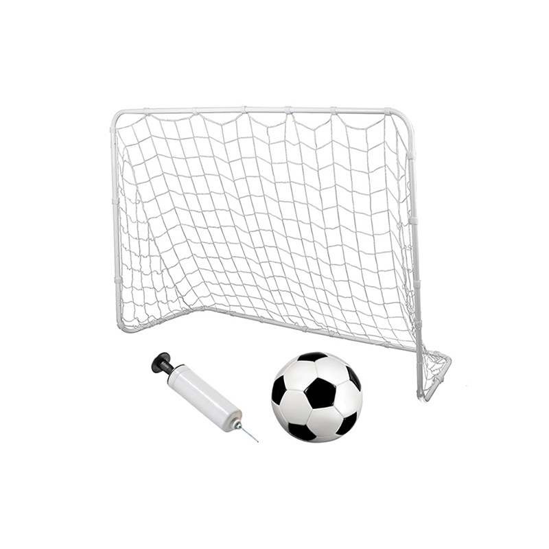 Shooting Goal Target Net 6' x 4' Football Shooting Training  Backyard Outdoor Kids Official Soccer Goal, Steel Post