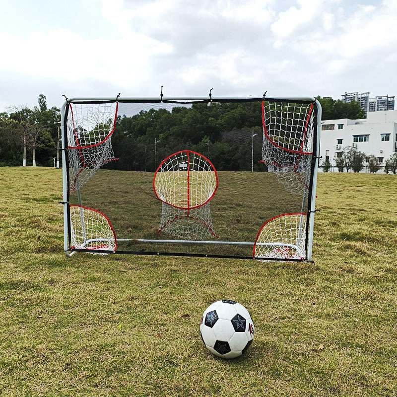 Customized Target net with three holes  6*4ft 12*6ft 16*7ft soccer goal target net Portable Football Shooting Target Goal