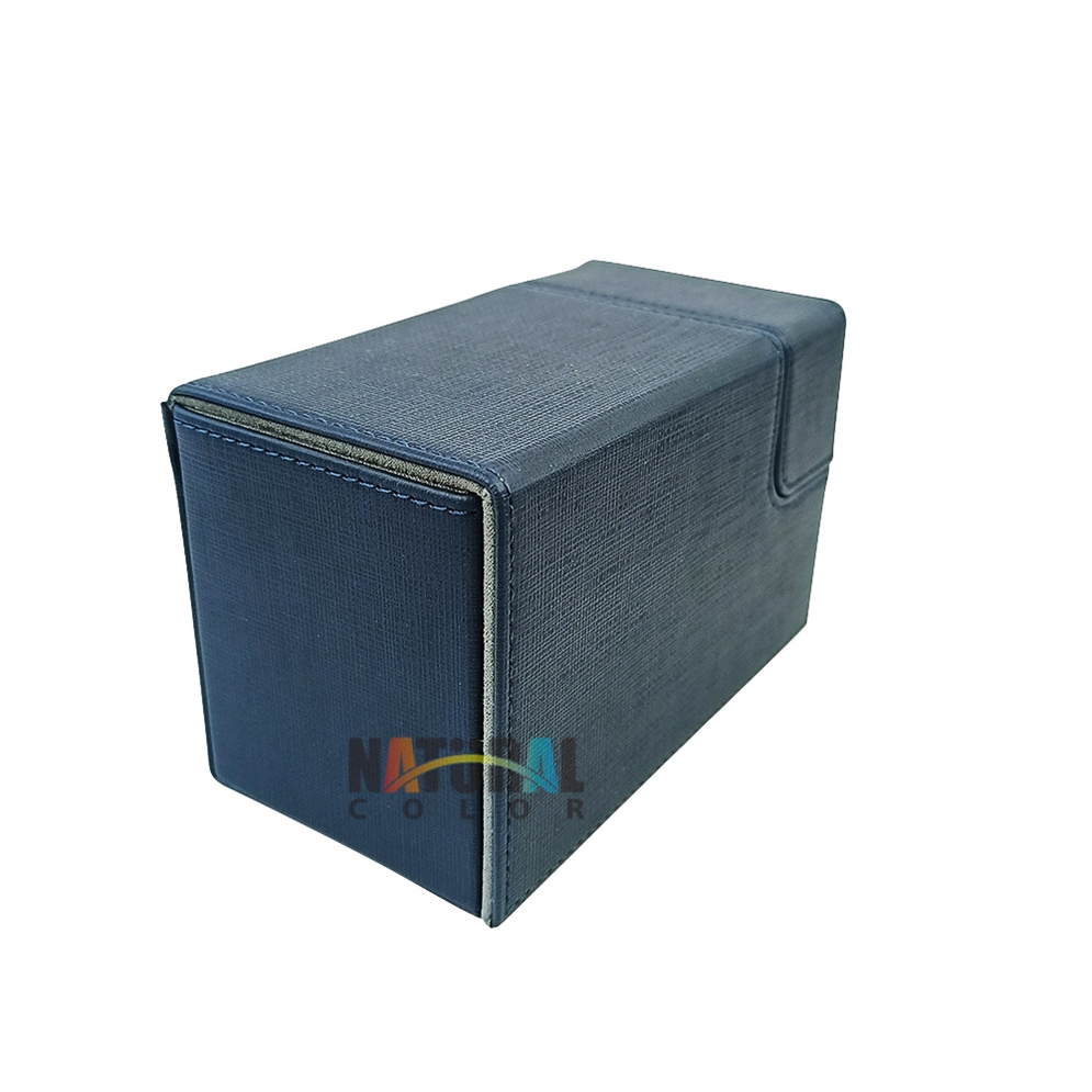 Custom Magic Luxury Playing Holder Leather Storage Plastic Cover Protective Trading MTG TCG Board Games Cards Deck Box