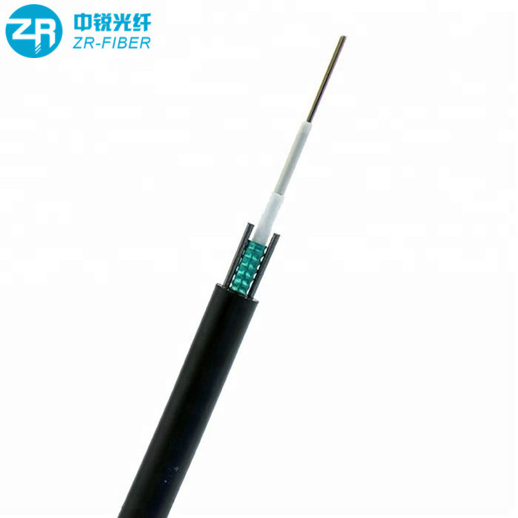 Shenzhen Manufacturer price G652d gyxtw 6 core Direct Buried single mode fiber optic cable