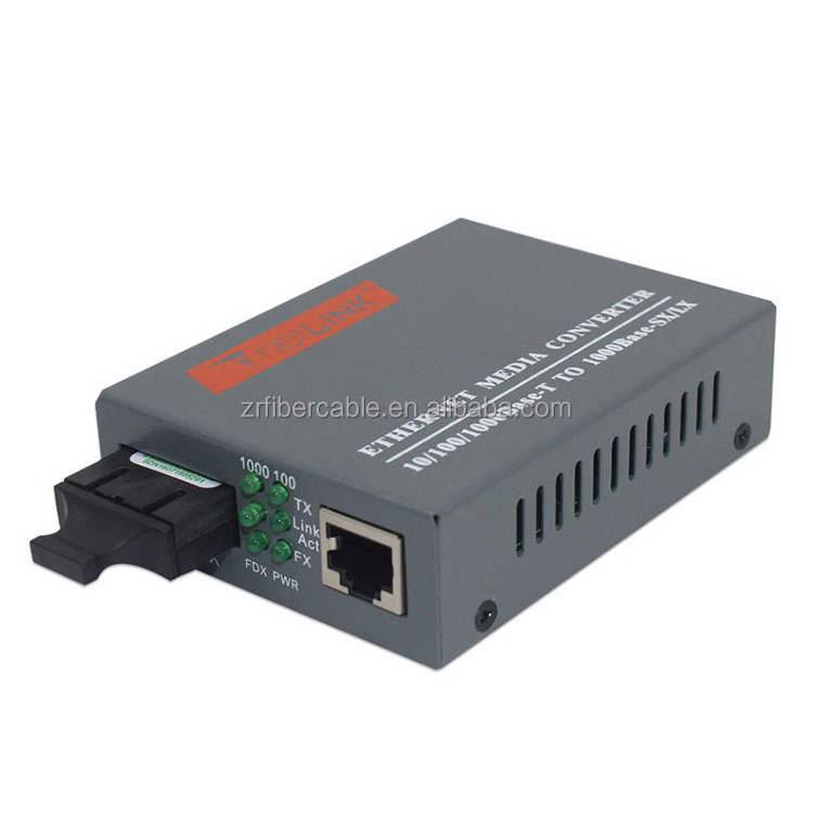 10/100/1000M Ethernet SM MM Fiber Transceiver SC Rj11 Rj45 Gigabit Industrial 40km 60km 80km Fiber Optical Media Converter Price