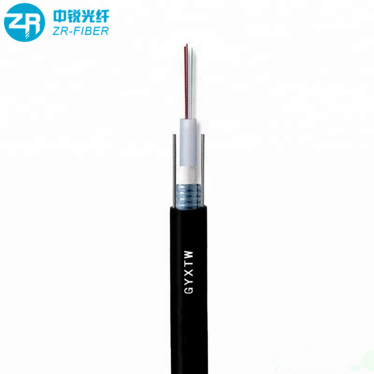 Shenzhen Manufacturer price G652d gyxtw 6 core Direct Buried single mode fiber optic cable