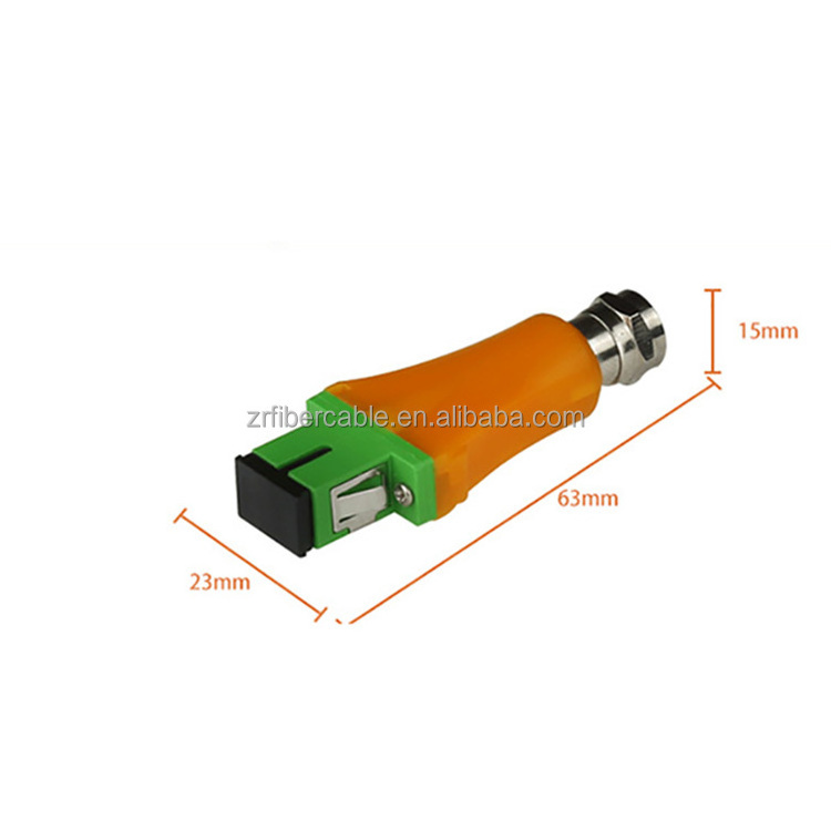 FTTH CATV Node Mini Passive Optical Fiber Receiver Male and Female With Filter