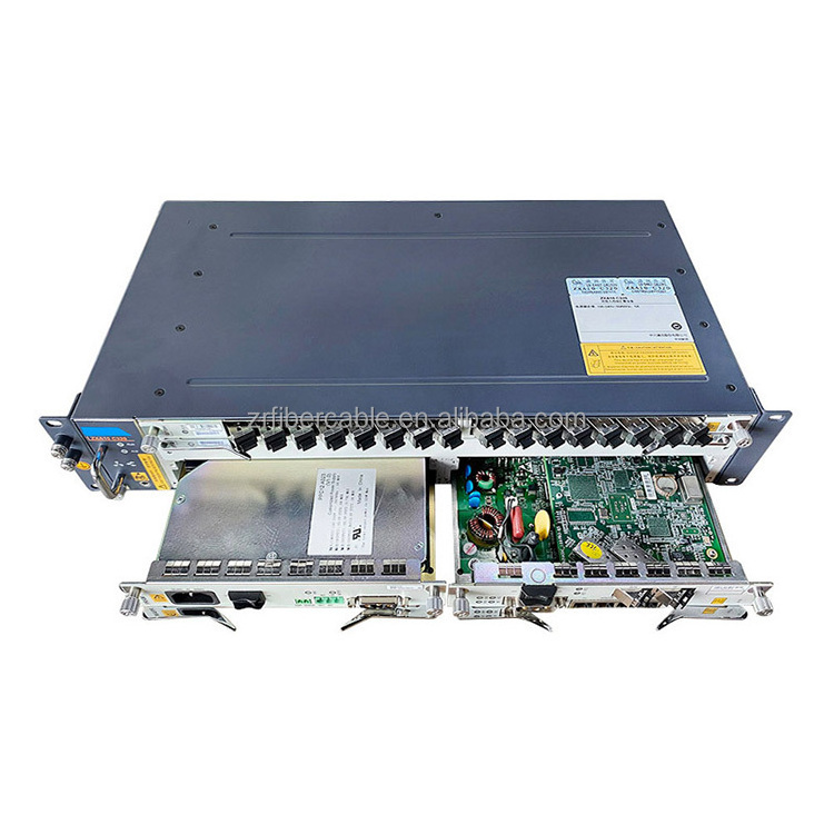 New OLT ZXA10 C320 C300 2U Optical Line Terminal Equipment GPON 1GE 10GE SXMA A10*2 Card With DC Power Supply