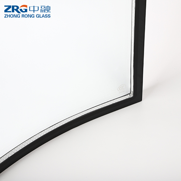 China professional building glass factory tempered laminated curved glass price