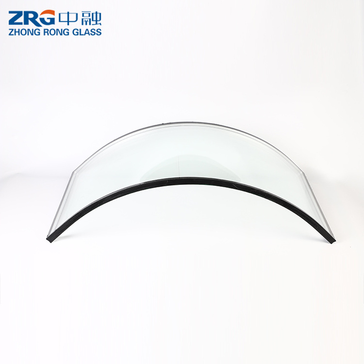 China professional building glass factory tempered laminated curved glass price