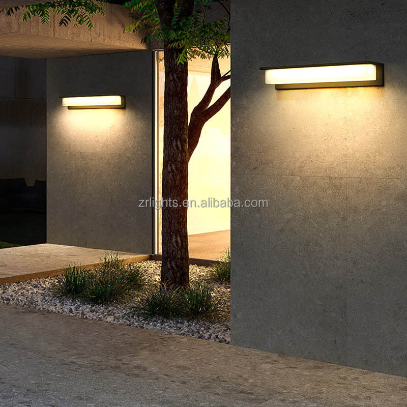 Top outdoor waterproof IP54 wall Lamp 5W 7W LED light villa park courtyard porch Wall light sconce decorative lights with shade