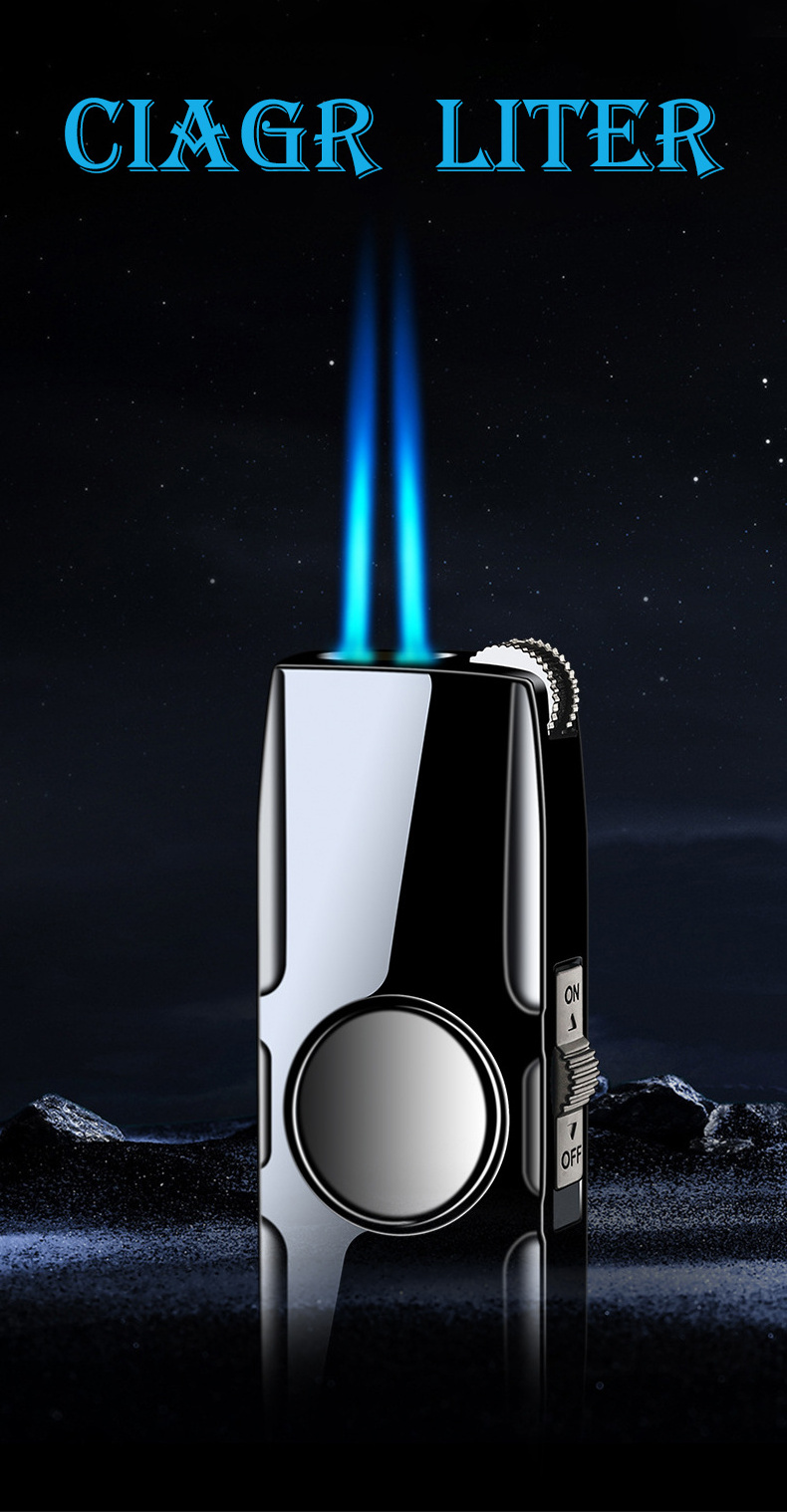 Lovisle Tech Popular Play Spinner USB Lighter Mini Lighter Hand Windproof Rechargeable Lighter