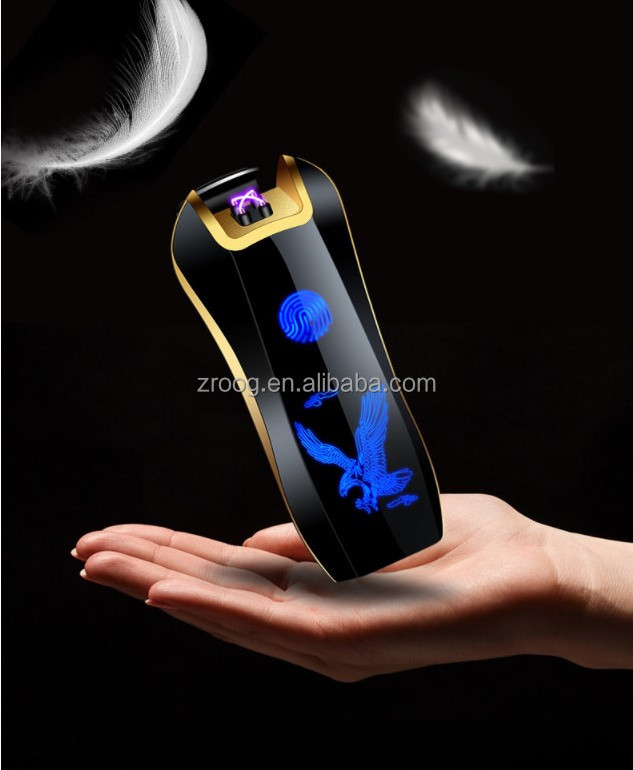 Lovisle Tech Lighters Electric Metal Windproof Dual Arc Rechargeable USB Lighter Plasma Smoking Cigarette Lighter