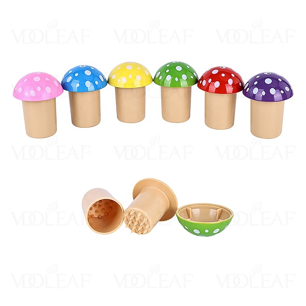 Spice Grinder Fashion New Cute Design Mushroom Dry Herb Crusher Spice Grinder