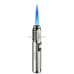 Butane Cooking Torch Refillable Kitchen Torch Lighter Butane Blow Torch Safety Lock Adjustable Flame For Creme Brulee