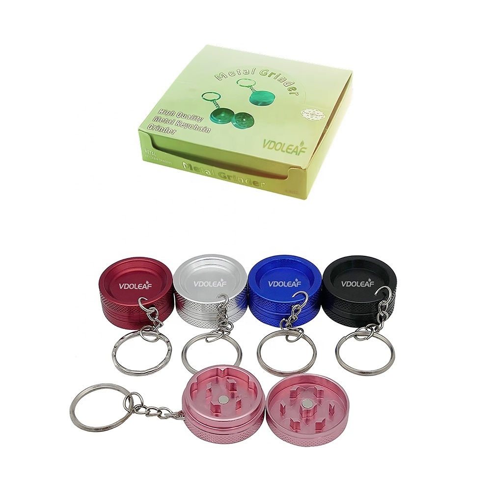 Key Chain Portable Quality Herb Grinder Metal Grinder For Kitchen Storage