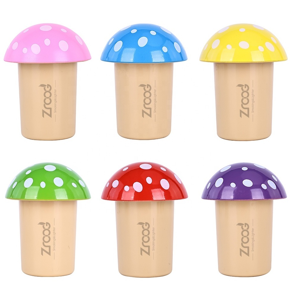 Spice Grinder Fashion New Cute Design Mushroom Dry Herb Crusher Spice Grinder