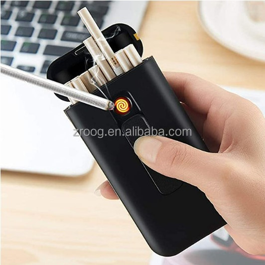 Lovisle Tech Cigarette Case Module With Electric Lighter Separable for 20pcs Cigarettes King Size