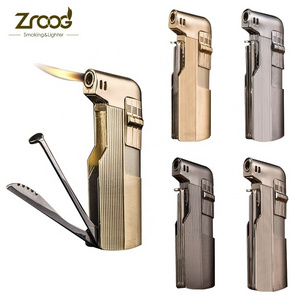 Lovisle 3 in 1 Multi Tools Butane Jet Lighter with Pipe Tool Pipe Rod Lighter Multi-functions Gas Lighter