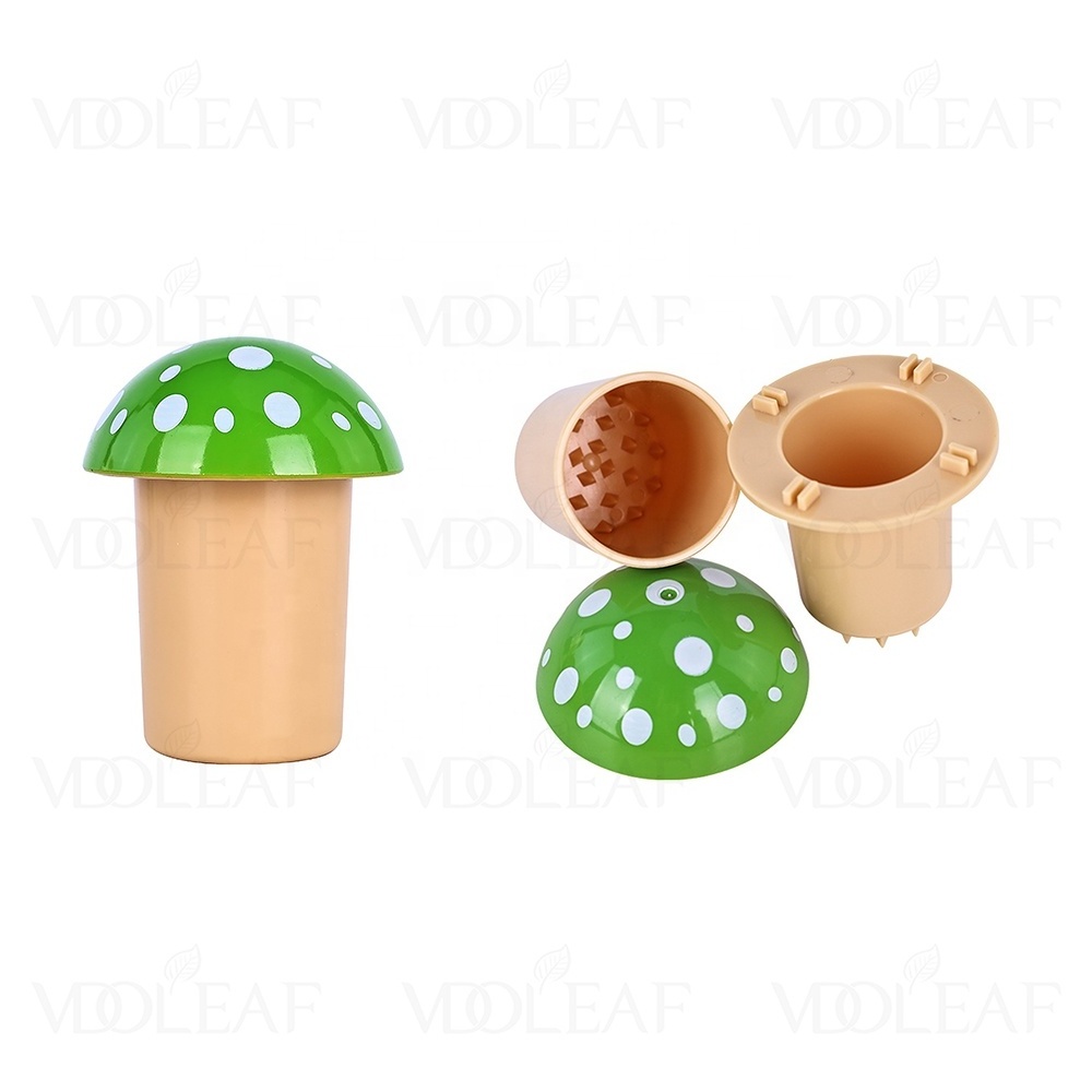 Spice Grinder Fashion New Cute Design Mushroom Dry Herb Crusher Spice Grinder