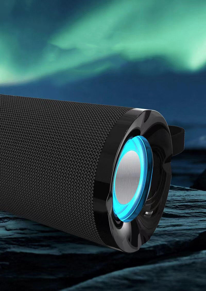 Factory Wholesale High Volume Wireless Bluetooth Speaker with LED Lights Supports TF/AU/XU/SBTYPC-C for Home Outdoor Use