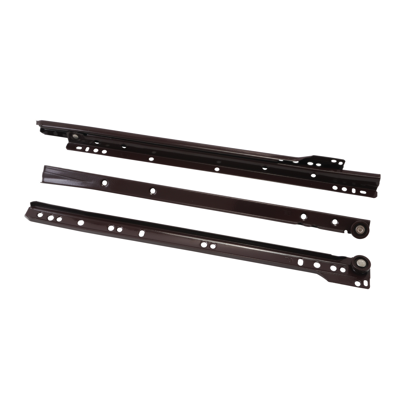 Top Quality Powder Coated Slide Rail Euro Type Undermount Self Closing Drawer Slides For Furniture