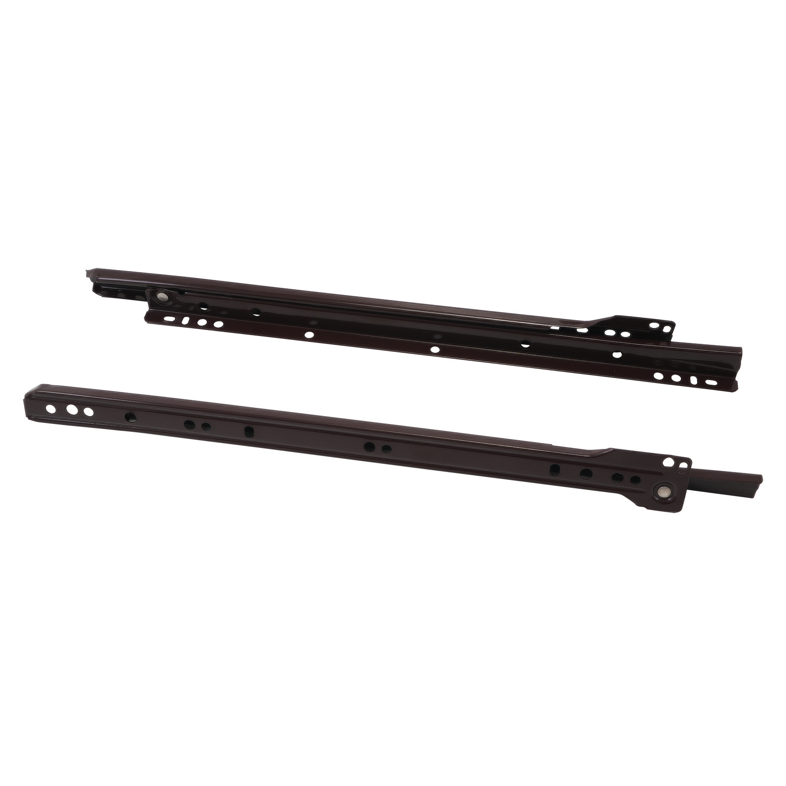 Top Quality Powder Coated Slide Rail Euro Type Undermount Self Closing Drawer Slides For Furniture