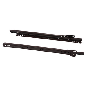 Top Quality Powder Coated Slide Rail Euro Type Undermount Self Closing Drawer Slides For Furniture