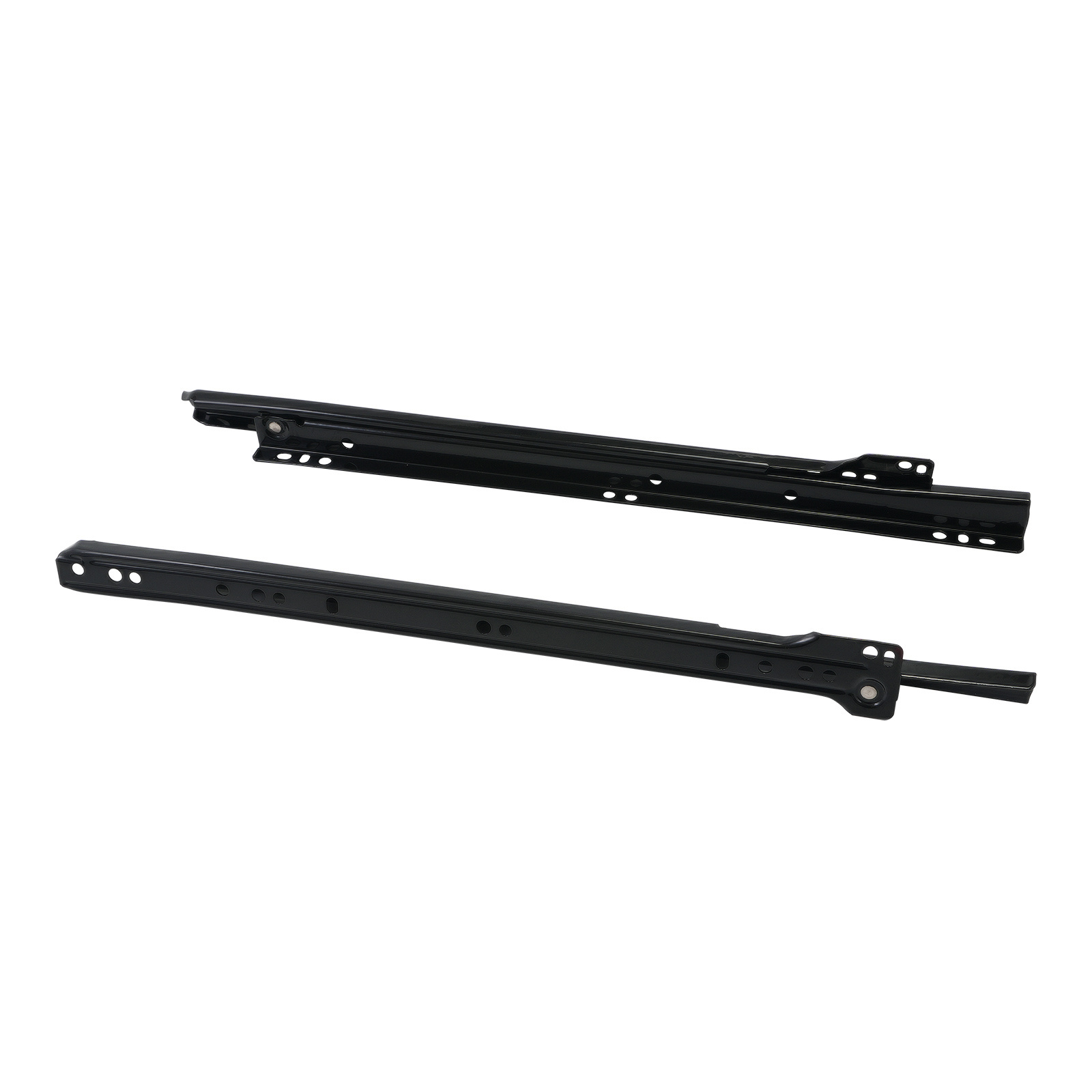 Furniture Hardware Fittings Euro Type Drawer Slide Side Mount Self Closing Roller Drawer Slide With Coating