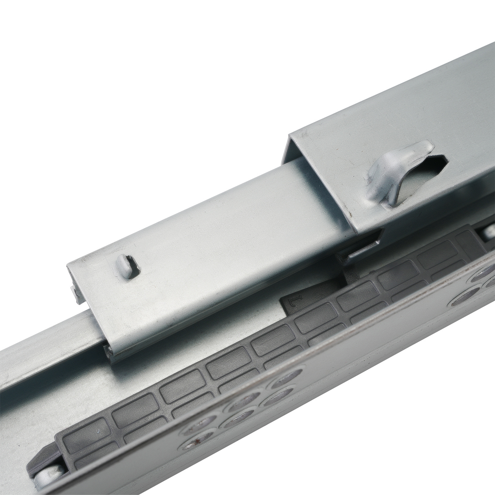 Under Bottom Mount Three Fold Hidden Full Extension Push To Open Drawer Slide Undermount