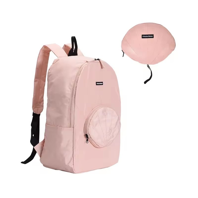 2024 Women's Outdoor Waterproof Sports Polyester Storage Travel Foldable Backpack New Product Vacuum Compressed