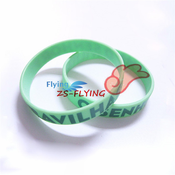 Factory produce custom bracelet/silicone wrist band/custom silicone band