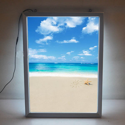 Poster Display film A2 LED Slim Aluminum Light Box picture frame