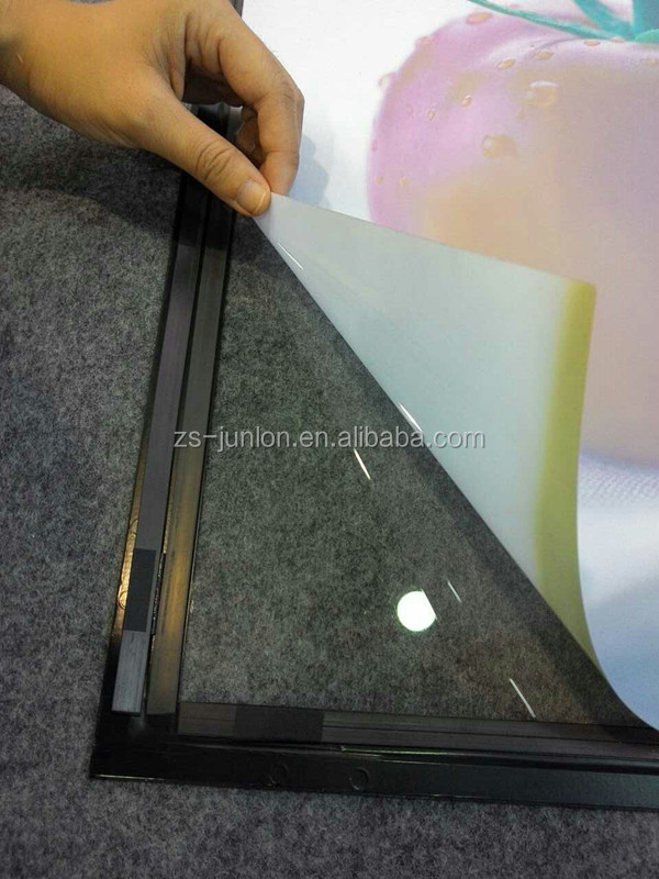 LED advertising crystal magnetic light box acrylic picture frame