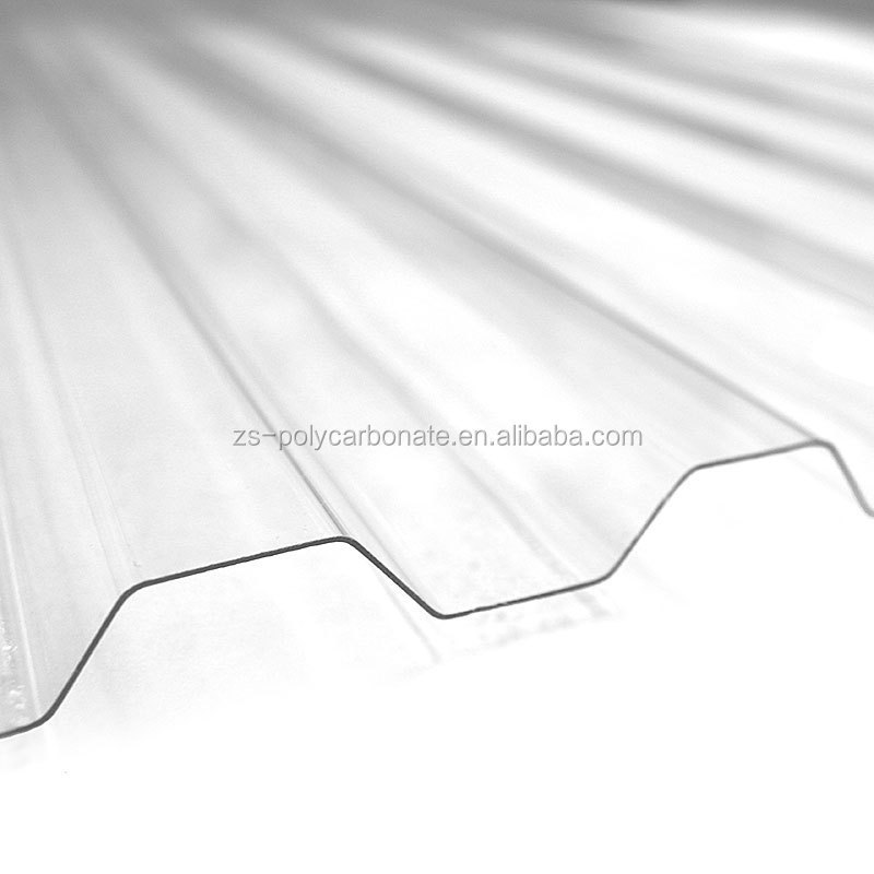 0.7mm 0.8mm 1mm Polycarbonate corrugated sheets Corrugated plastic sheets