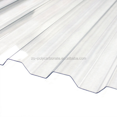 0.7mm 0.8mm 1mm Polycarbonate corrugated sheets Corrugated plastic sheets