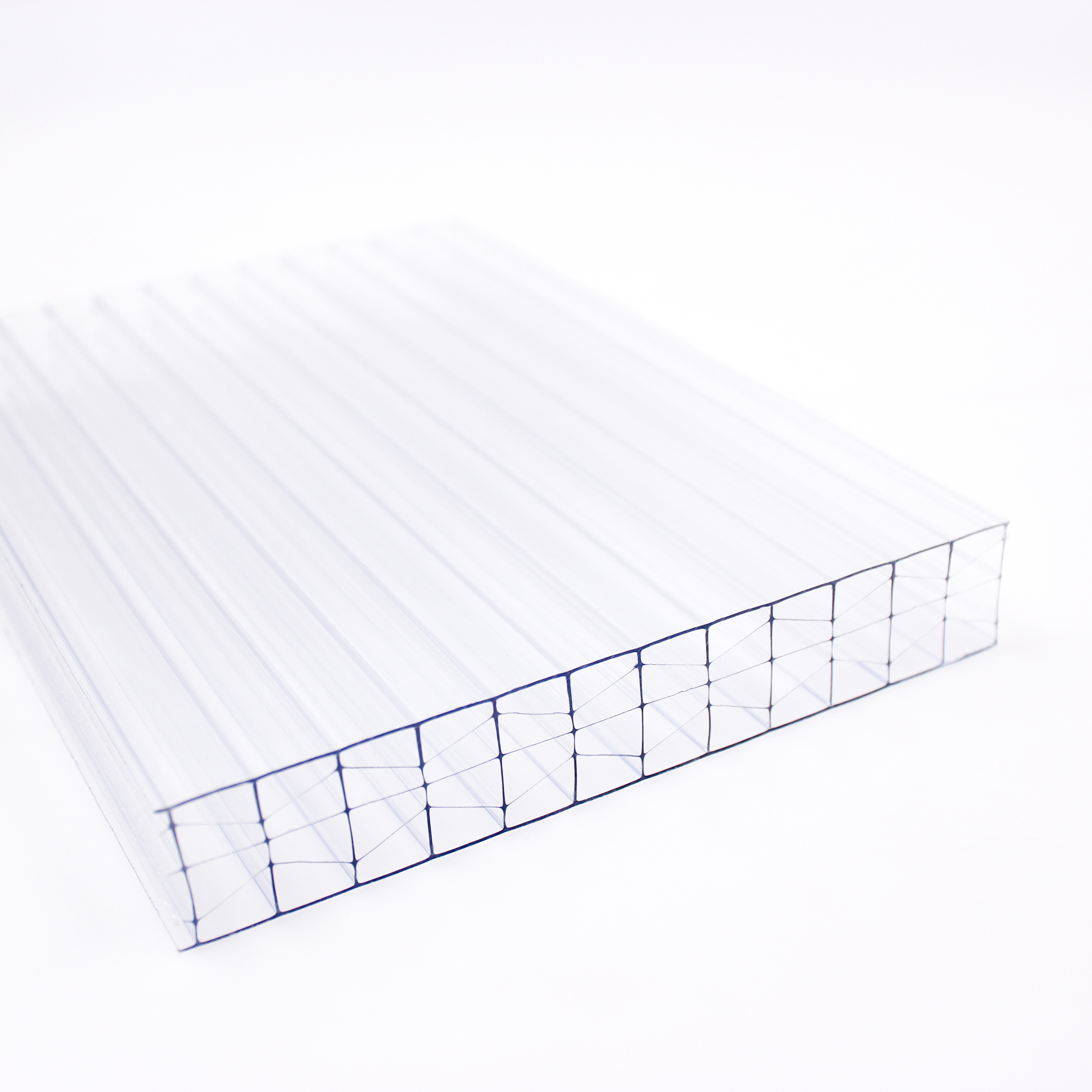 Five Wall X Structure Polycarbonate Sheet For Shelters and Canopies