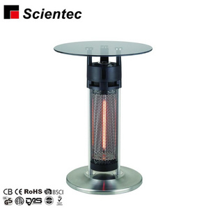 1400W Ip44 Infrared Outdoor Heating Table Electric Carbon Fiber Radiant Space Heater