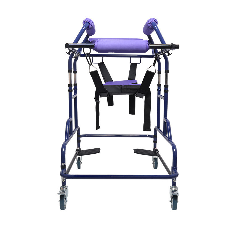 Adjustable walker high-quality carbon steel walker hemiplegia rehabilitation rollator