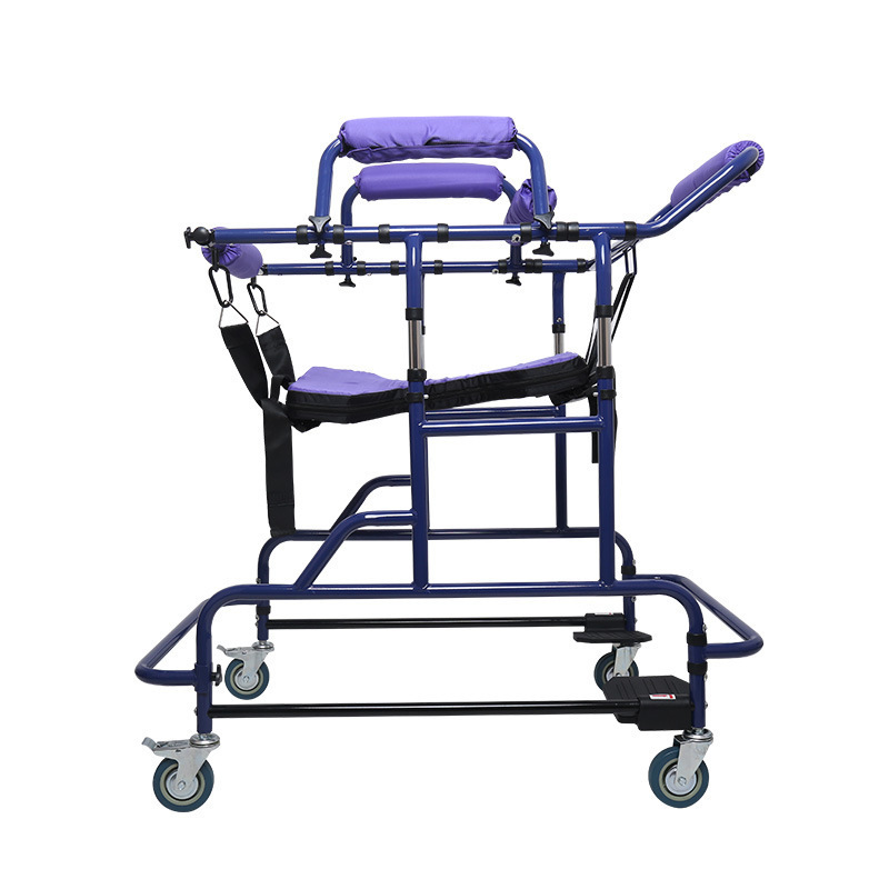 Adjustable walker high-quality carbon steel walker hemiplegia rehabilitation rollator