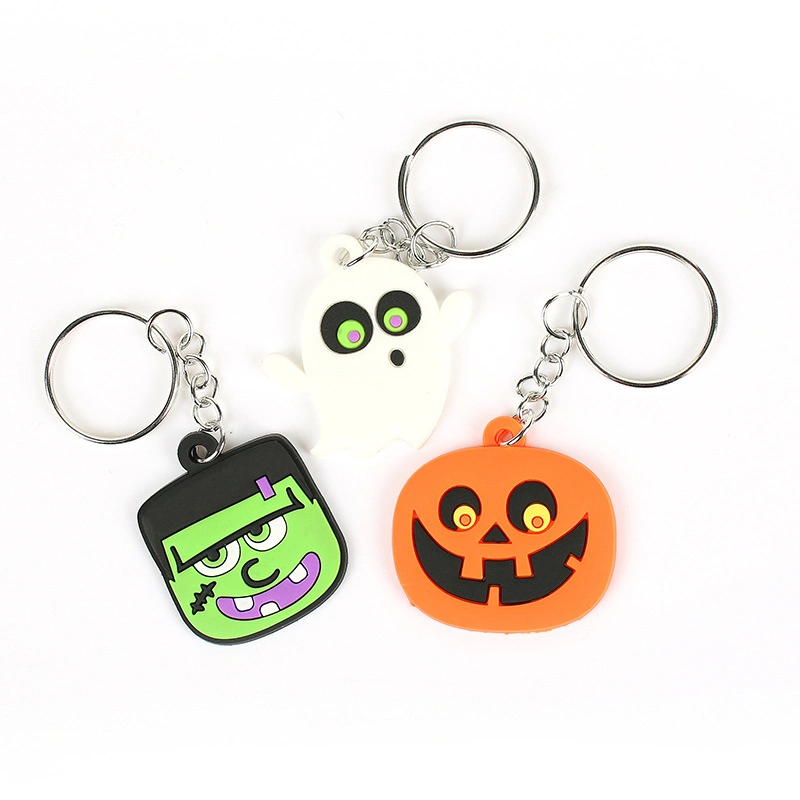 Custom Design Your Logo Name Soft Rubber Key Chain Silicone Keyring 2D 3D Anime Cartoon Keychain Pvc