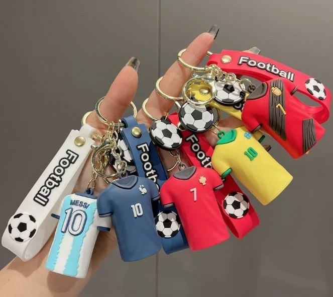 Promotional business gift custom logo key chains 2d 3d pvc keychains personalized key chain soft rubber keychain