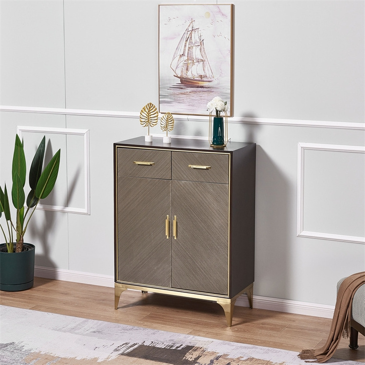 Newest Custom Design Wooden Storage Cabinet Living Room shoes cabinet modern wooden furniture storage shoe cabinet with drawers