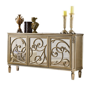 New furniture neo-classical American mirror sideboard European carved old living room shoe cabinet porch cabinet