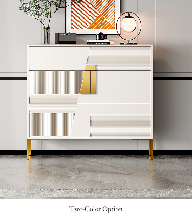 Living room multifunctional storage Cabinet With simple Design Shoe Cabinet  white wooden mdf shoe rack cabinet