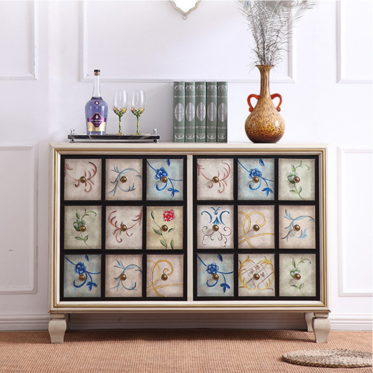 Luxury Modern wooden Drawers Storage Cabinets Chest Of Drawers For Living Room Bed Room Dressers