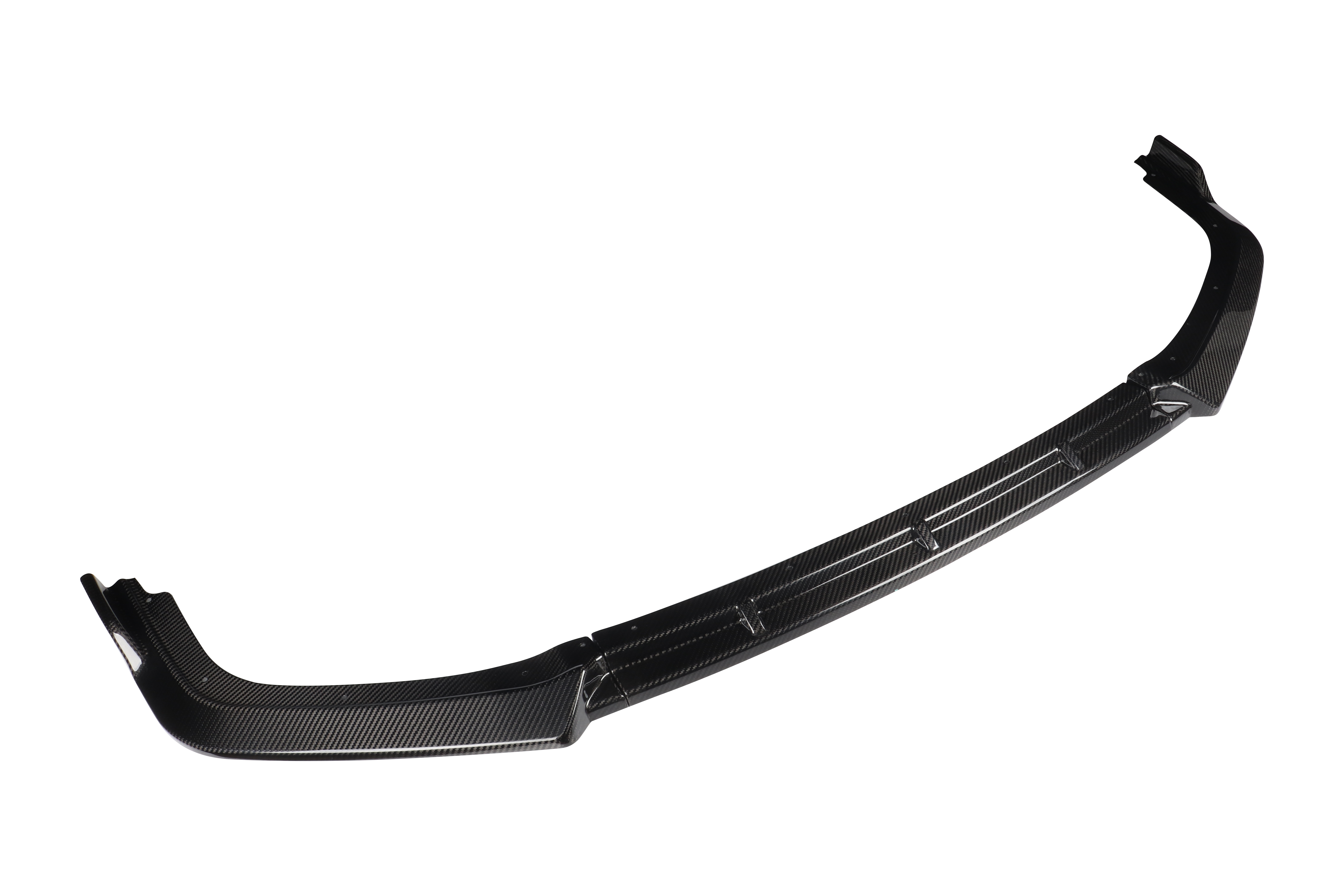 Front Bumper Lip for Honda Civic SI Painted Black Carbon Fiber look Front Lip Automotive Parts