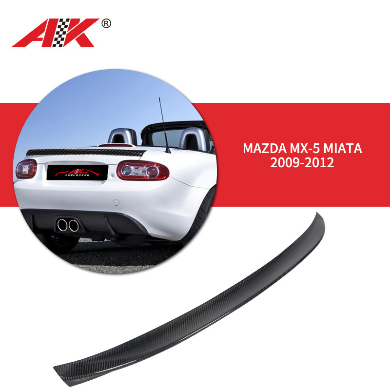 for 2007 2015 2017 mazda miata mx5 mx-5 nc carbon fiber parts car accessories body kits front bumper wing spoiler