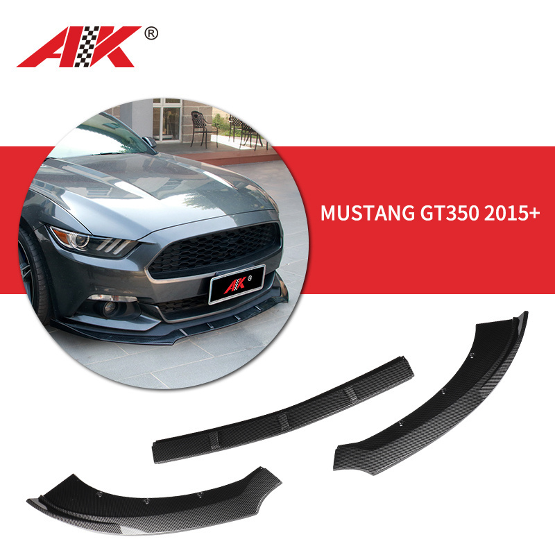 Car Front Bumper Splitter Lip Diffuser Body Kit Chin for Ford Mustang 2015-2017 classic front lip