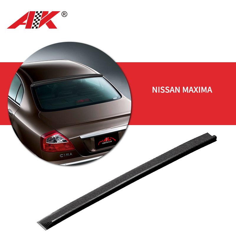 FOR 2016 2017 2018 2019 8TH NISSAN MAXIMA A36 CAR PARTS AUTO ACCESSORIES CARBON FIBER BODY KITS REAR WINDOW ROOF SPOILER WING