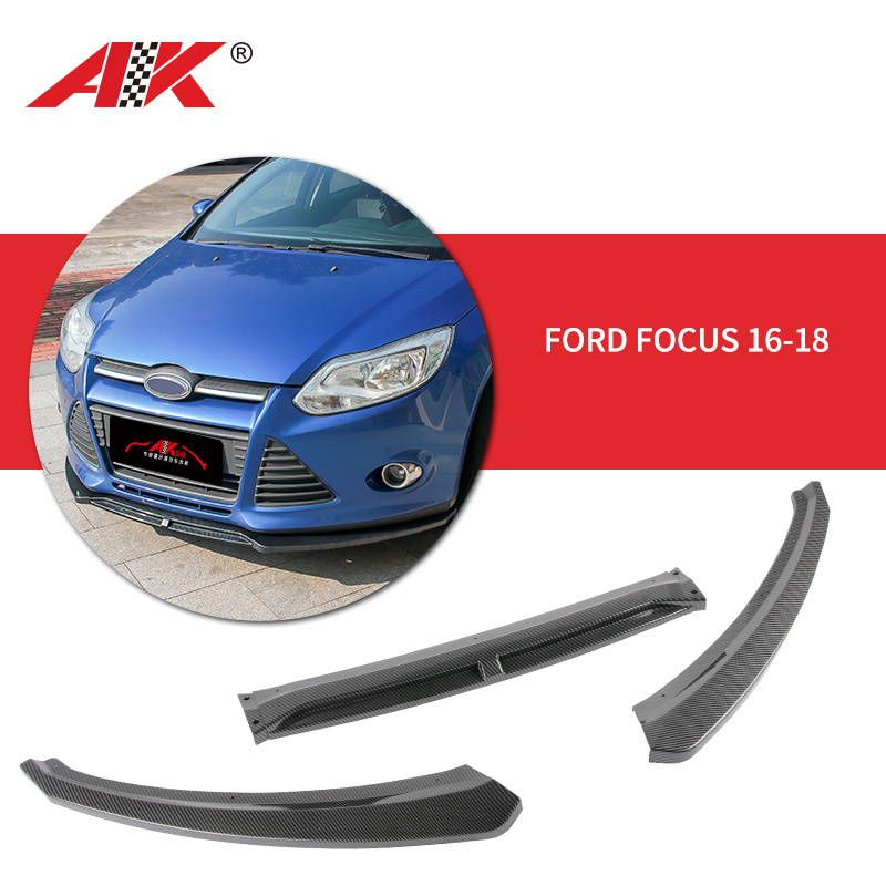 2015 2016 2017 2018 car for ford focus 3 mk3 spare parts accessories for front bumper lip body kit diffuser spoiler bodykit