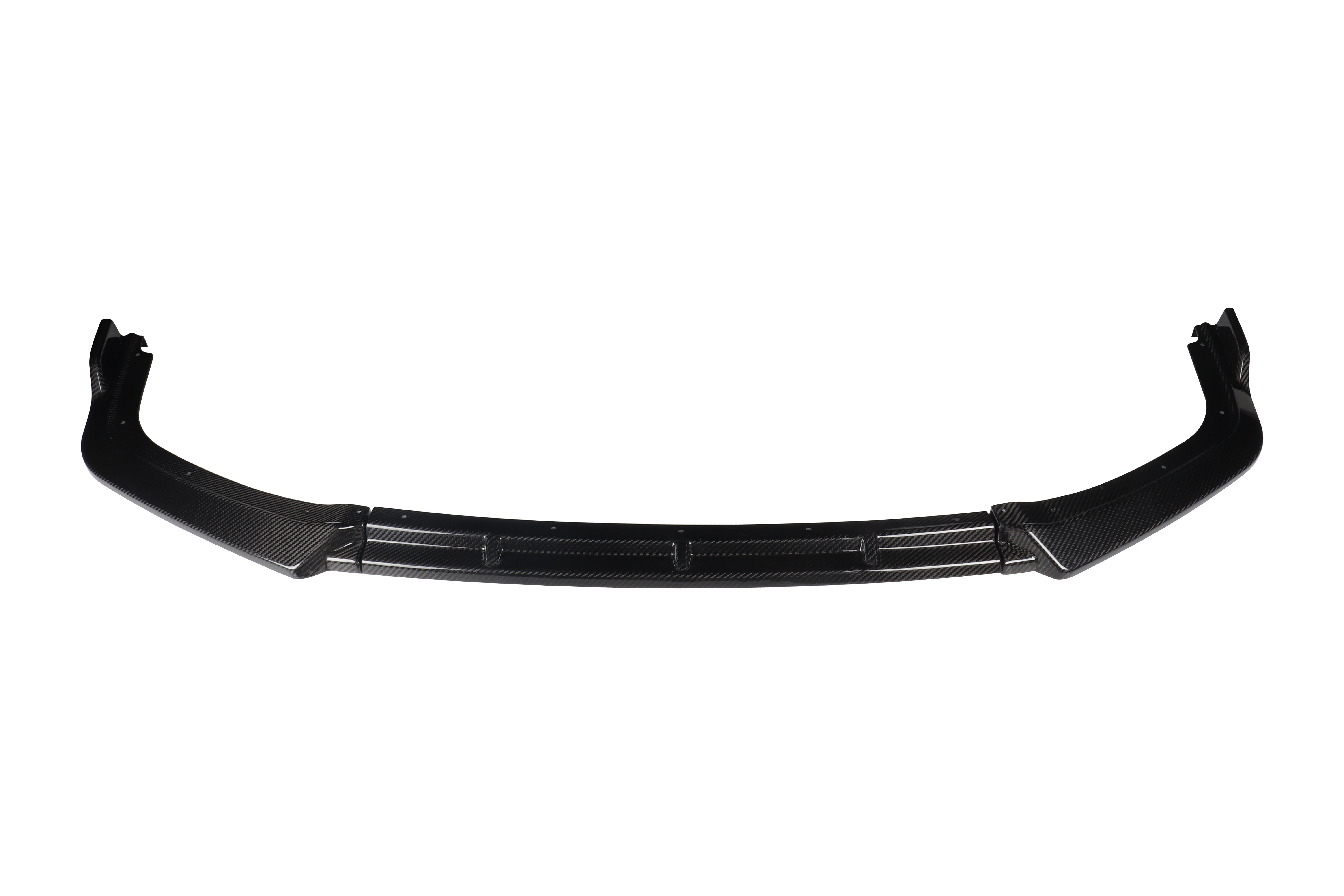 Front Bumper Lip for Honda Civic SI Painted Black Carbon Fiber look Front Lip Automotive Parts