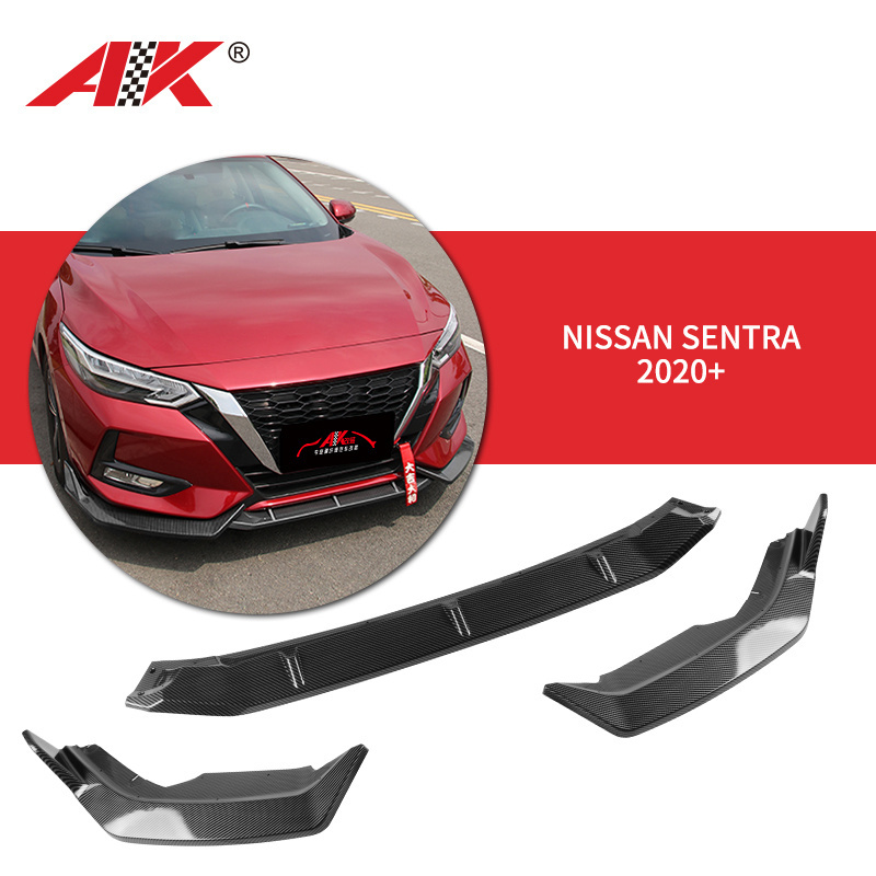 For 2020 2021 2022 Nissan Sentra Slyphy B18 carbon fiber plastic car accessories parts body kit front rear bumper lip spoiler